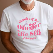 Opa van Oneder Het Zee Zeemeermin jarig meisje T-shirt