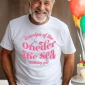 Opa van Oneder Het Zee Zeemeermin jarig meisje T-shirt