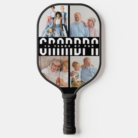 Opa van par Vaderdag Gift Pickleball Paddle (Voorkant)