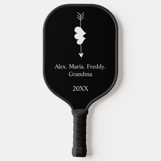 Opa van par Vaderdag Gift Pickleball Paddle (Achterkant)