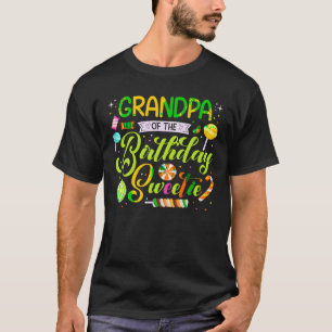 Opa van Verjaardag Sweetie Snoep Verjaardagsfeest T-shirt
