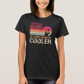 Opa van waterpokken als een normale opa, maar kool t-shirt
