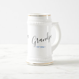 Opa Vast Jaar Gepersonaliseerd Bierpul