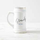 Opa Vast Jaar Gepersonaliseerd Bierpul (Links)