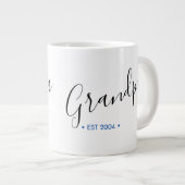 Opa Vast Jaar Gepersonaliseerd Grote Koffiekop (Voorkant rechts)