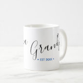 Opa Vast Jaar Gepersonaliseerd Koffiemok (Voorkant rechts)