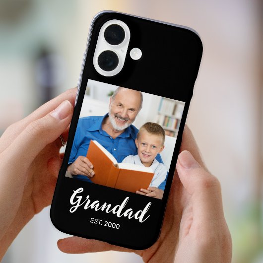 Opa Vastgestelde Script Foto Zwarte Hoes-Case-Mate Case-Mate iPhone Case