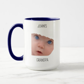 Opa verjaardag, babyface papa cadeau, aangepaste g mok