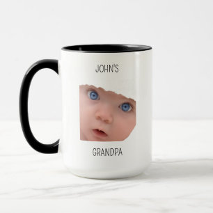 Opa verjaardag, babyface papa cadeau, aangepaste g mok