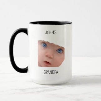 Opa verjaardag, babyface papa cadeau, aangepaste g mok