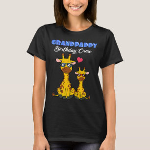 Opa Verjaardag Crew Opa Bijpassende Fami T-shirt
