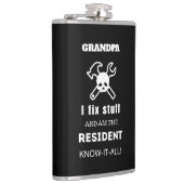 OPA Verjaardagscadeau Mannen Funny Unique DAD MAN Heupfles (Rechts)