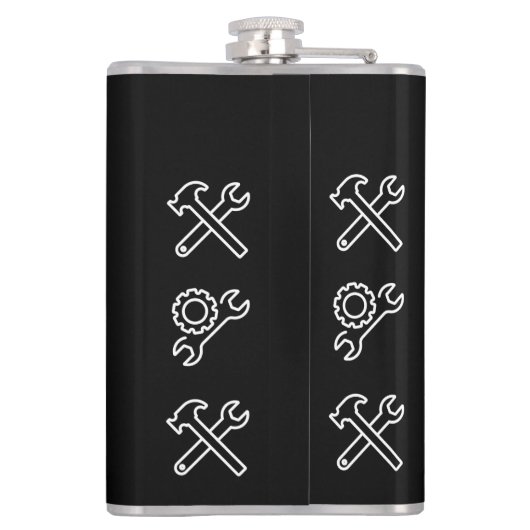 OPA Verjaardagscadeau Mannen Funny Unique DAD MAN Heupfles (Achterkant)