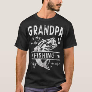 Opa Vissen Hengelen Papa T-shirt