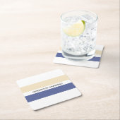 Opa voegt Jouw naam Peach en Blue toe Kartonnen Onderzetters (Insitu)