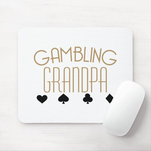 Opa voor gokken muismat (Met muis)