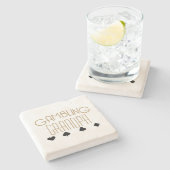 Opa voor gokken stenen onderzetter (Zijkant)