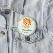 Opa voor grootvader Baby Boy Safari Shower Ronde Button 7,6 Cm (In situ)