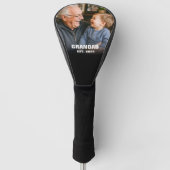 Opa voor het eerst gefotografeerd met kleinkind golfheadcover (Voorkant)