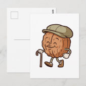 Opa Walnoot Briefkaart (Voorkant / Achterkant)