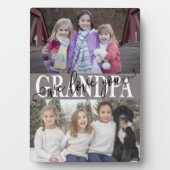 Opa We houden van foto's collage Fotoplaat (voorkant)