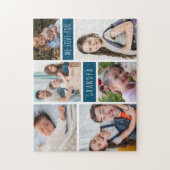 Opa We houden van foto's collage Legpuzzel (Verticaal)