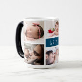 Opa We houden van foto's collage Magische Mok (Voorkant links)