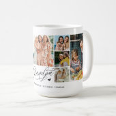 Opa We houden van je fotocollage Typografie Koffiemok (Voorkant rechts)