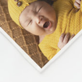 Opa, we houden van je | Moderne hartfotocollage Fleece Deken (Hoek)