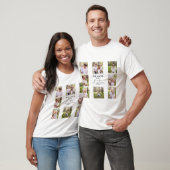 Opa We houden van You Photo Collage Plaque T-shirt (Unisex)
