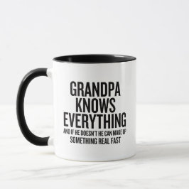 Opa Weet Alles Het Grappige Mok