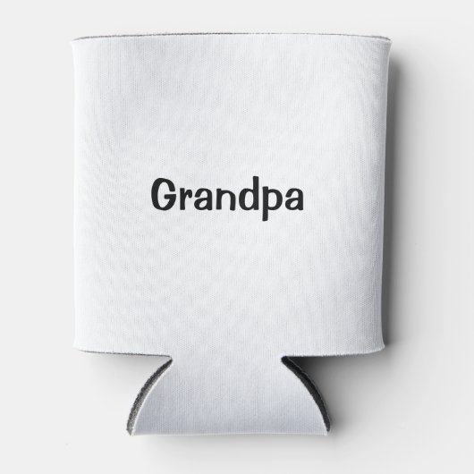 Opa Wit Geïsoleerde Blikkoeler Blikjeskoeler (Voorkant)