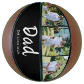 Opa witte script 3 foto basketbal (Verticaal)