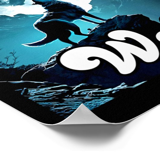 Opa Wolf Matching Tribe Wolves Camping Pack Fa Poster (Hoek)