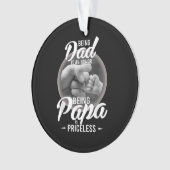 Opa zijn is een eer om Pa te zijn is onwrikbaar Ornament (voorkant)