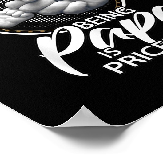 Opa zijn is een eerbetoon dat Papa geen prijs heef Poster (Hoek)