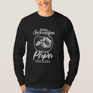 Opa zijn is een eerbetoon dat Papa geen prijs heef T-shirt