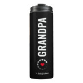 Opa Zwangerschap Baby Ultrasound Sonogram 4 Foto Thermosbeker (Voorkant)