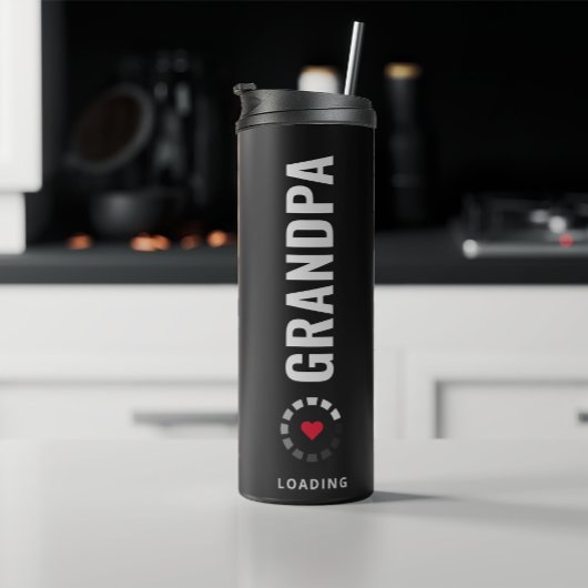 Opa Zwangerschap Baby Ultrasound Sonogram 4 Foto Thermosbeker