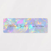 opaal achtergrondontwerp labels (Design 2)