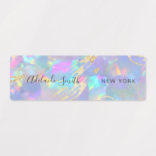 opaal achtergrondontwerp labels