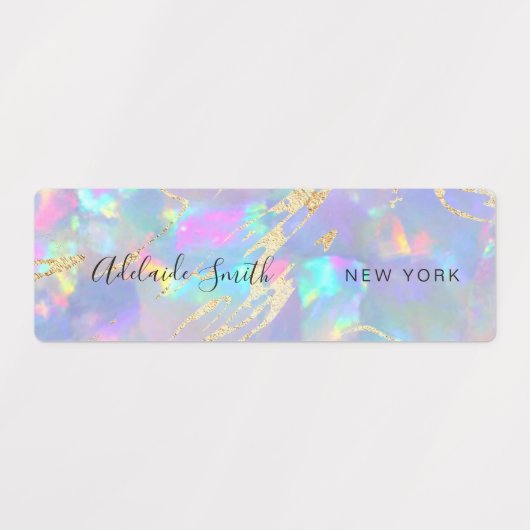 opaal achtergrondontwerp labels (Design 1)