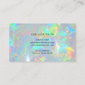 opaal foto achtergrond visitekaartje (Achterkant)