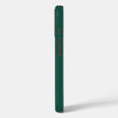 Opaal Groen Effen Kleur Case-Mate iPhone Case (Achterkant / Links)