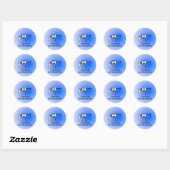 Opaal Ronde Sticker (Vel)