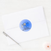 Opaal Ronde Sticker (Envelop)