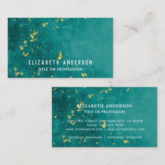 opaal textuur afbeelding Visitekaartje (Voorkant / Achterkant)