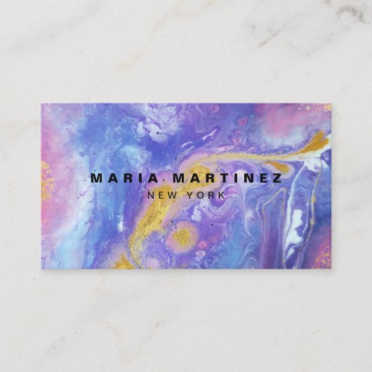 opaalsteen visitekaartje (Voorkant)