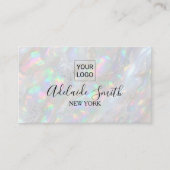 opaalsteen visitekaartje visagist elegant (Voorkant)