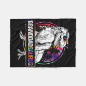 Opaasaurus Dinosaur Opa Saurus Bijpassende T Fleece Deken (Voorkant (Horizontaal))